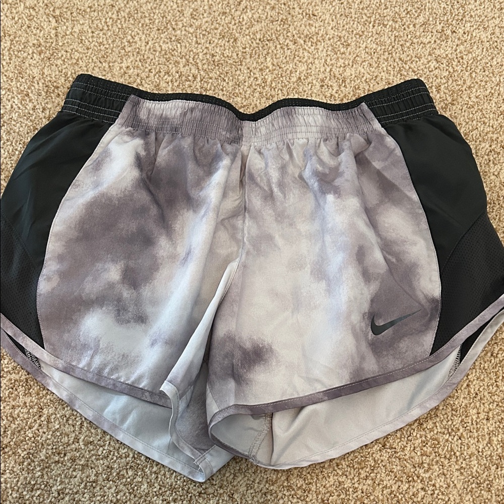 Nike Women's Running Shorts Trio - Mint, Black, Gray Tie-Dye - Picture 4 of 4
